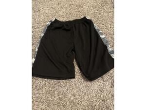 SHEIN Boys Black Athletic Shorts with Camouflage Size 160 (XL)